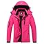 MOERDENG Women's Waterproof Ski Jacket Warm Winter Coat Hooded Snowboarding Jacket Snow Coat