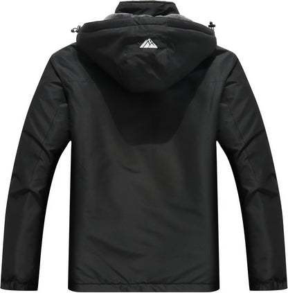 Men's Mountain Ski Jacket Waterproof Winter Coat Warm Snowboarding Jacket Snow Windbreaker Hooded for Hiking