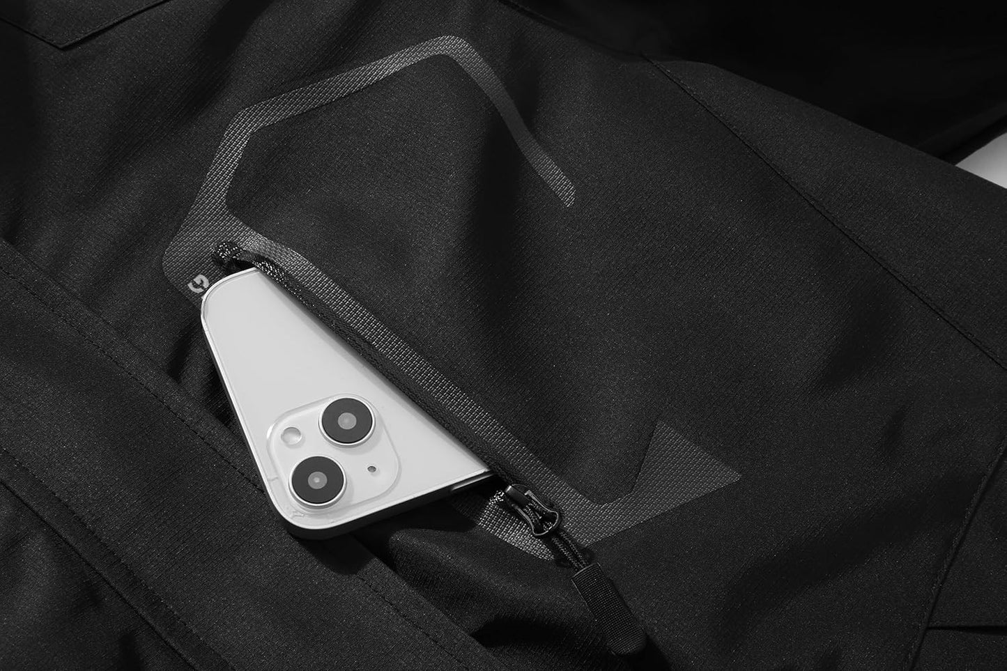 Women's Waterproof Lightweight Rain Jacket Windproof Breathable Trench Coat Detachable Hood Raincoats Outdoor Hiking Jacket