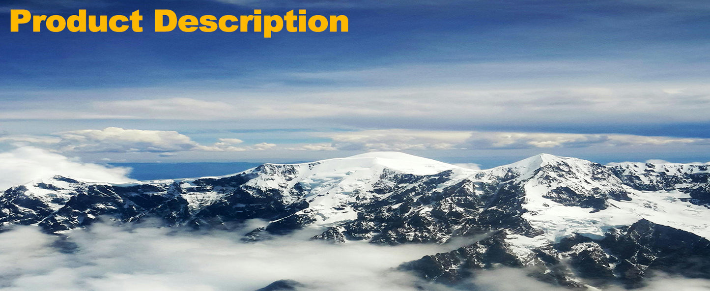 Men's Ski Jacket Warm Winter Snow Coat Waterproof Mountain Windbreaker Snowboarding Jacket Hooded for Hiking Traval