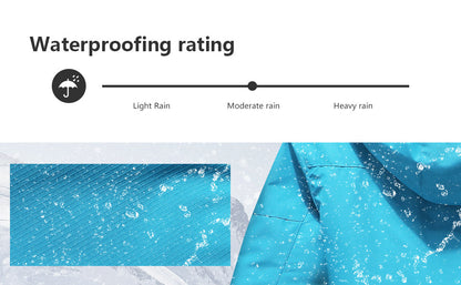 Men's Ski Jacket Winter Warm Snow Coat Waterproof Windbreaker Hooded Work Outerwear Snowboarding Jackets