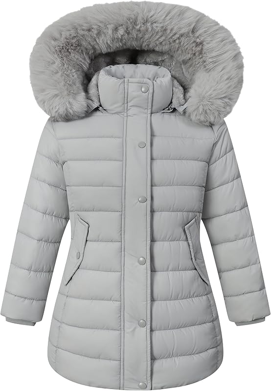 matching winter accessories with MOERDENG kids long waterproof puffer parka for full warmth