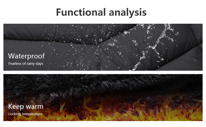 MOERDENG womens long waterproof parka for freezing morning commutes and city errands
