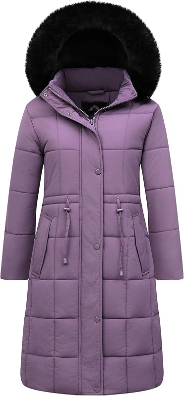 Women's Winter Coat Long Waterproof Parka - Warm Snow Winter Jacket for Women, Cold Weather Outerwear