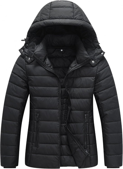 Women's Winter Coat Lightweight Waterproof Puffer Jacket - Quilted Short Down Coat for Women, Warm Winter Jacket