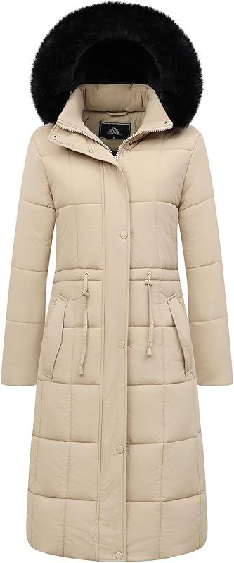 durable waterproof women’s long winter coat for snow