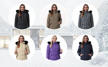 Women's Winter Coat Long Waterproof Parka - Warm Snow Jacket for Women,Windproof Winter Jacket for Cold Weather