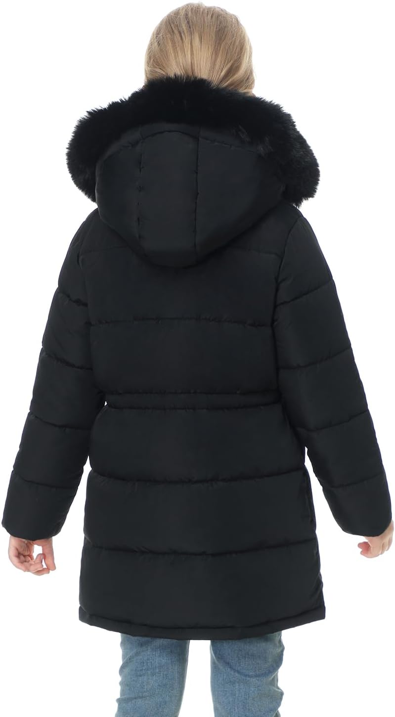 high-quality insulated filling of MOERDENG kids long puffer jacket for long-lasting warmth
