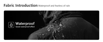 Women's Waterproof Lightweight Rain Jacket Windproof Breathable Trench Coat Detachable Hood Raincoats Outdoor Hiking Jacket