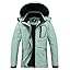 MOERDENG Women's Waterproof Snow Ski Jacket Warm Winter Coat Insulated Snowboarding Jacket Softshell Hiking Jacket