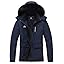 MOERDENG Women's Ski Jacket Waterproof Warm Winter Coat Hooded Snowboarding Jacket Versatile for Hiking & Winter Activities