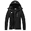 MOERDENG Women's Snow Ski Jacket Warm Winter Coat Waterproof Snowboarding Jacket with Zippered Pockets