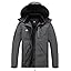 MOERDENG Women's Waterproof Snow Ski Jacket - Warm Winter Coat Insulated for Snowboarding, Mountain Hiking