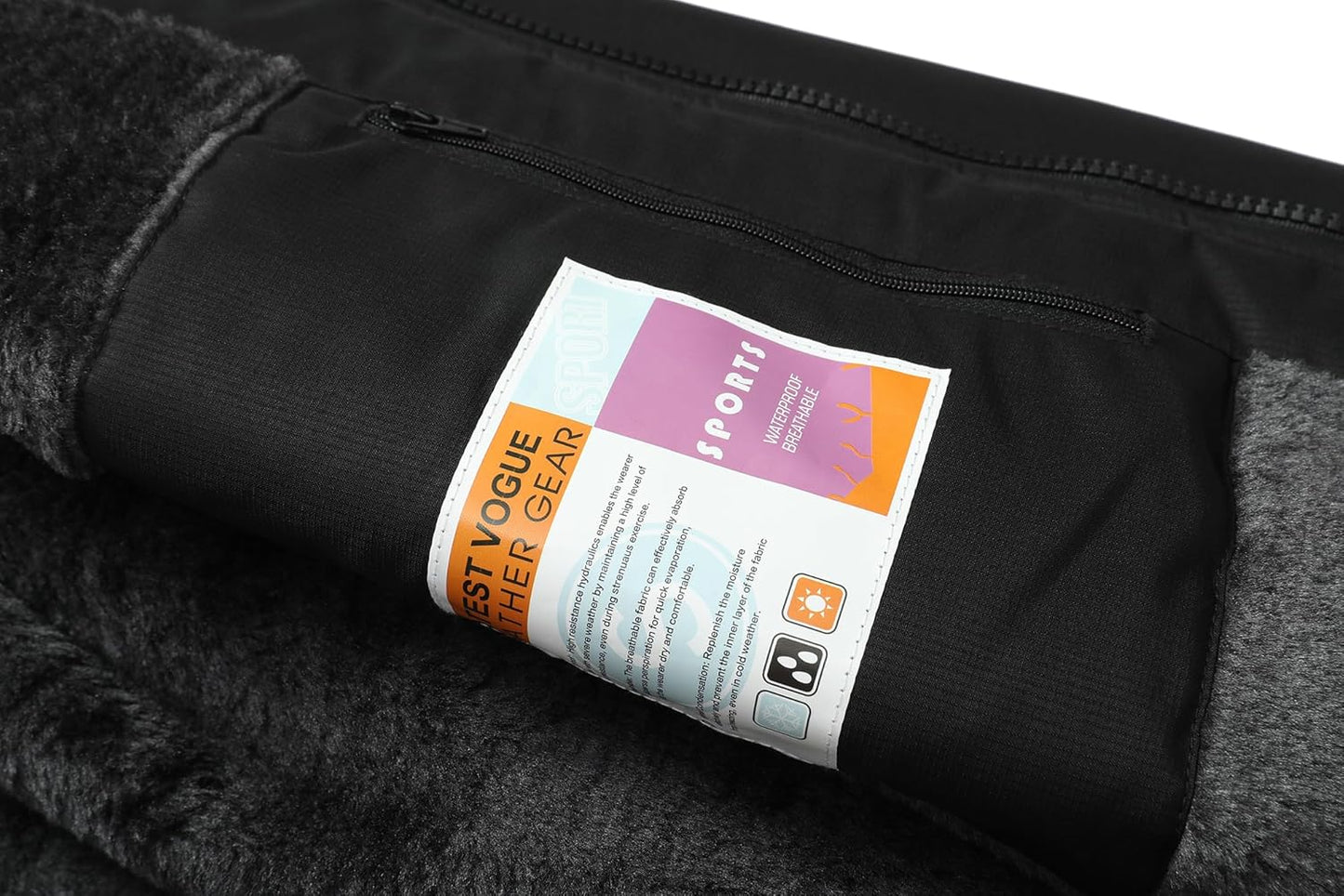 MOERDENG Women's Ski Jacket Waterproof Winter Coat Hooded Snowboarding Jacket Warm Winter Jacket