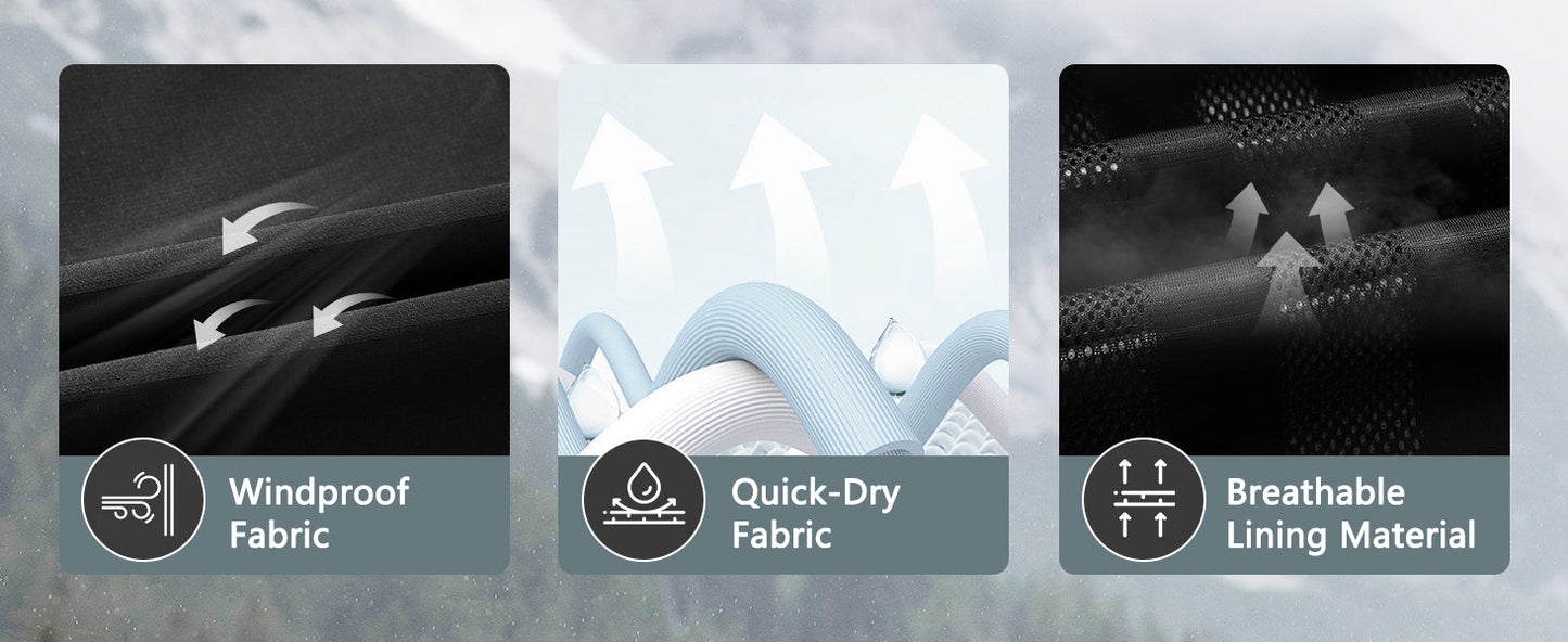 Women's Waterproof Lightweight Rain Jacket Windproof Breathable Trench Coat Detachable Hood Raincoats Outdoor Hiking Jacket