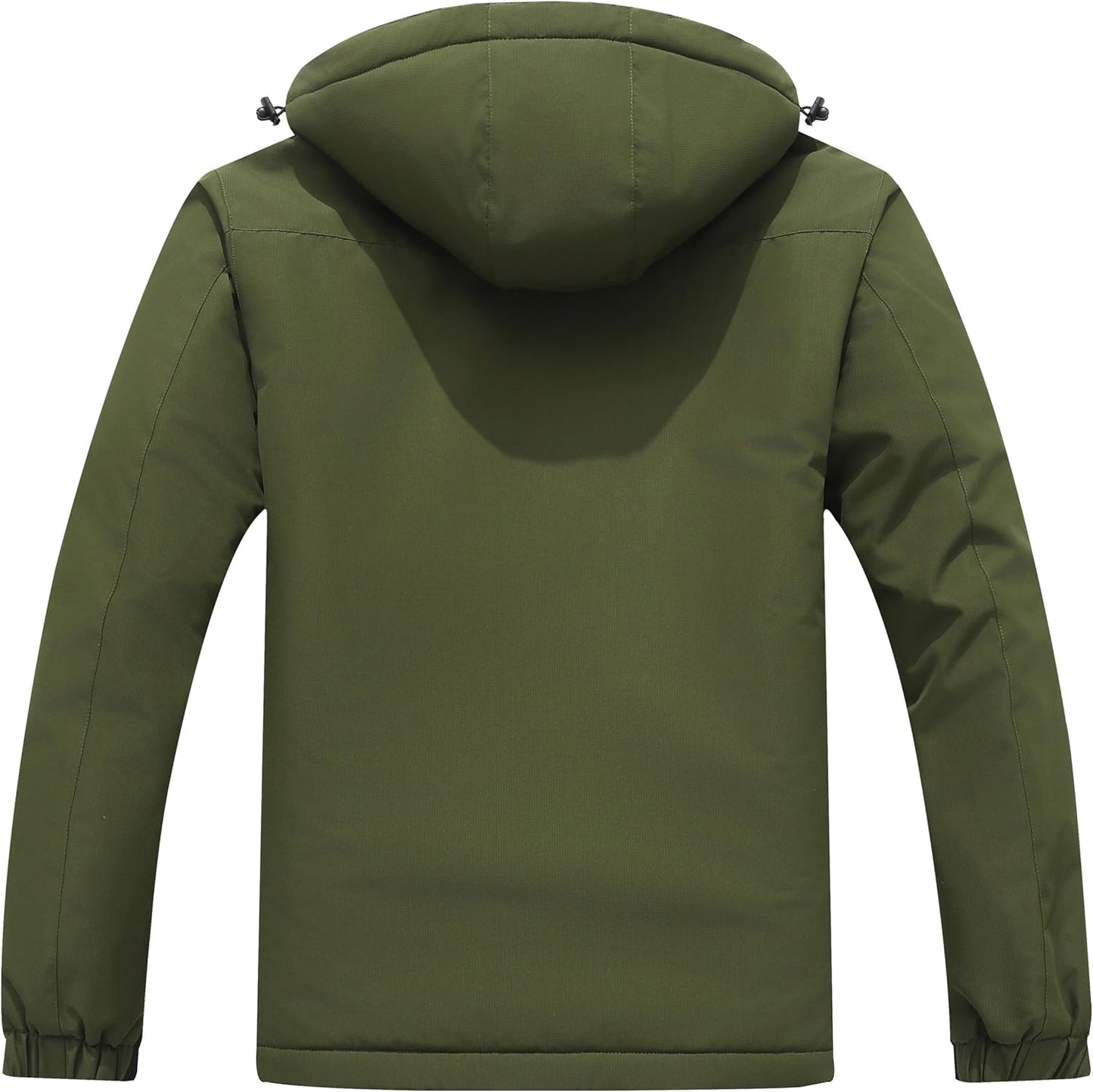 Men's Mountain Ski Jacket Winter Snow Coats Waterproof Warm Fleece Lining Jacket Parka with Hooded