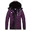 MOERDENG Women's Waterproof Snow Ski Jacket - Warm Winter Coat Insulated for Snowboarding, Mountain Hiking