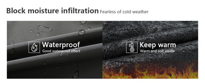 Men's Mountain Ski Jacket Waterproof Winter Coat Warm Snowboarding Jacket Snow Windbreaker Hooded for Hiking