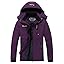 MOERDENG Women's Waterproof Ski Jacket Warm Winter Snow Coat Mountain Windbreaker Hooded Raincoat Jacket