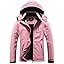 MOERDENG Women's Waterproof Ski Jacket Warm Winter Coat Outdoor Windbreaker Hiking Snowboarding Jacket