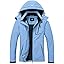 MOERDENG Women's Waterproof Ski Jacket Warm Winter Coat Outdoor Windbreaker Hiking Snowboarding Jacket