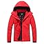 MOERDENG Women's Waterproof Rain Jacket Lightweight Raincoat Hooded Hiking Jacket Softshell Windbreaker