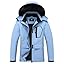 MOERDENG Women's Ski Jacket Waterproof Warm Winter Coat Hooded Snowboarding Jacket Versatile for Hiking & Winter Activities