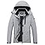 MOERDENG Women's Snow Ski Jacket Warm Winter Coat Waterproof Snowboarding Jacket with Zippered Pockets