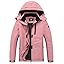MOERDENG Women's Snow Ski Jacket Warm Winter Coat Waterproof Snowboarding Jacket with Zippered Pockets