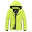 MOERDENG Women's Waterproof Rain Jacket Lightweight Raincoat Hooded Hiking Jacket Softshell Windbreaker