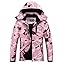 MOERDENG Women's Waterproof Ski Jacket Warm Winter Snow Coat Mountain Windbreaker Hooded Raincoat Jacket