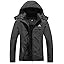 MOERDENG Women's Ski Jacket Warm Winter Coat Hooded Snowboarding Jackets Waterproof Mountain Windbreaker for Hiking Traval