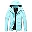 MOERDENG Women's Waterproof Rain Jacket Lightweight Raincoat Hooded Hiking Jacket Softshell Windbreaker