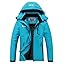 MOERDENG Women's Waterproof Ski Jacket Warm Winter Snow Coat Mountain Windbreaker Hooded Raincoat Jacket