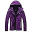 MOERDENG Women's Waterproof Rain Jacket Lightweight Raincoat Hooded Hiking Jacket Softshell Windbreaker