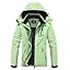MOERDENG Women's Waterproof Ski Jacket Warm Winter Coat Outdoor Windbreaker Hiking Snowboarding Jacket
