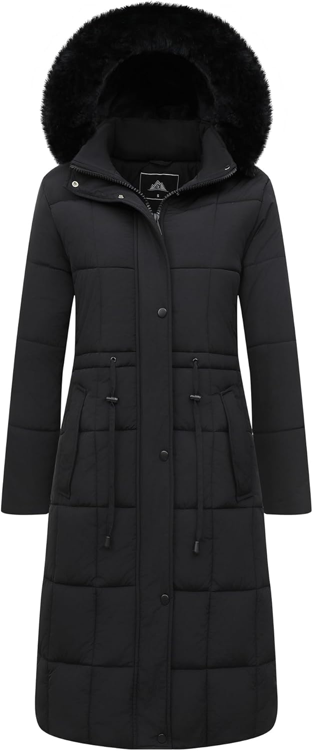 Women's Winter Coat Long Waterproof Parka - Warm Snow Winter Jacket for Women, Cold Weather Outerwear