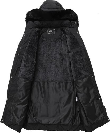 women’s long winter coat for cold weather outdoor wear