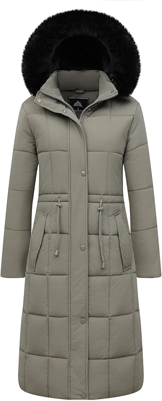 Women's Winter Coat Long Waterproof Parka - Warm Snow Winter Jacket for Women, Cold Weather Outerwear