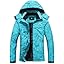 MOERDENG Women's Ski Jacket Warm Winter Coat Hooded Snowboarding Jackets Waterproof Mountain Windbreaker for Hiking Traval