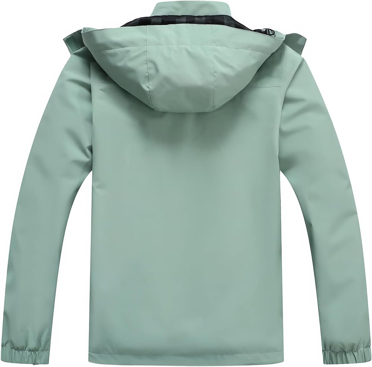 MOERDENG Women's Waterproof Rain Jacket Lightweight Raincoat Hooded Hiking Jacket Softshell Windbreaker