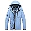 MOERDENG Women's Waterproof Ski Jacket Warm Winter Coat Hooded Snowboarding Jacket Snow Coat