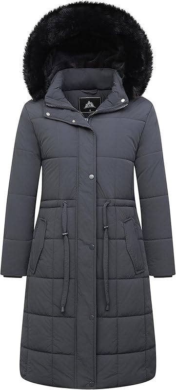 Women's Winter Coat Long Waterproof Parka - Warm Snow Winter Jacket for Women, Cold Weather Outerwear