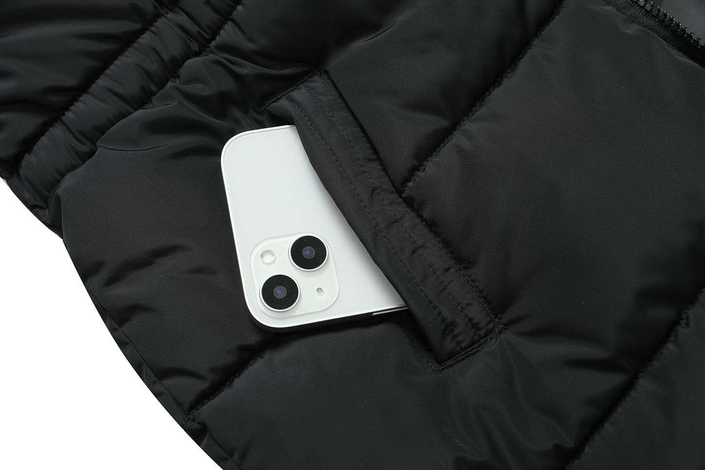 durable wear-resistant outer fabric of MOERDENG kids hooded parka for extended use
