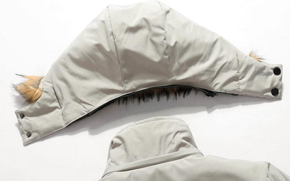 MOERDENG Women's Waterproof Ski Snow Jacket Winter Warm Hooded Snow Coat Mountain Windproof Ski Jacket For Women