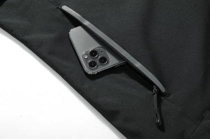 MOERDENG Women's Waterproof Rain Jacket Lightweight Raincoat Hooded Hiking Jacket Softshell Windbreaker