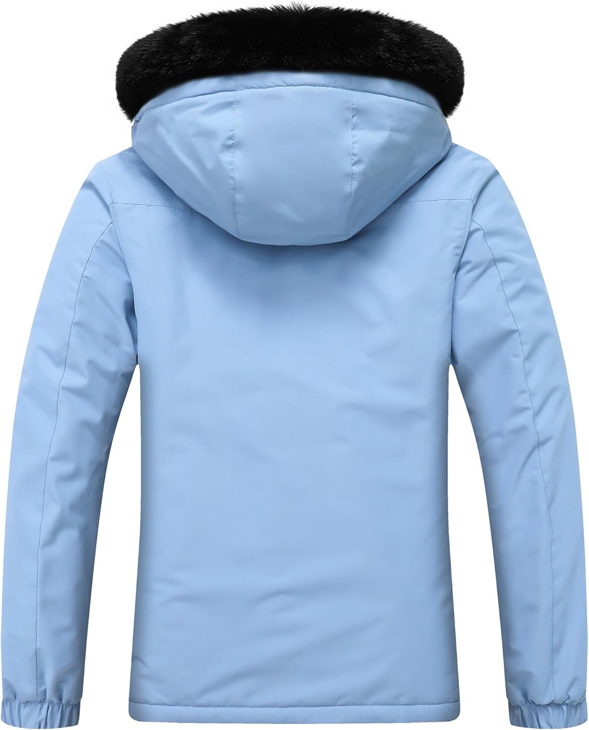 MOERDENG Women's Ski Jacket Waterproof Warm Winter Coat Hooded Snowboarding Jacket Versatile for Hiking & Winter Activities