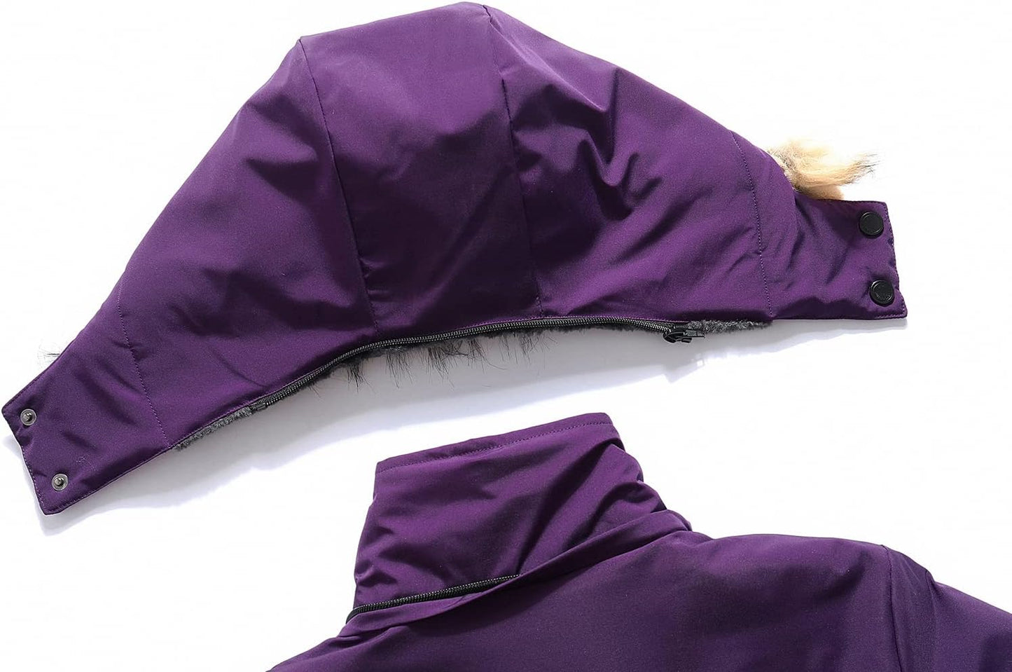 MOERDENG Women's Waterproof Ski Snow Jacket Winter Warm Hooded Snow Coat Mountain Windproof Ski Jacket For Women