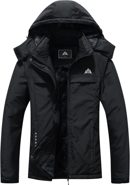 MOERDENG Women's Ski Jacket Warm Winter Coat Hooded Snowboarding Jackets Waterproof Mountain Windbreaker for Hiking Traval