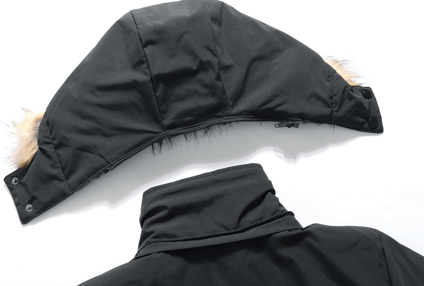 MOERDENG Women's Waterproof Ski Snow Jacket Winter Warm Hooded Snow Coat Mountain Windproof Ski Jacket For Women